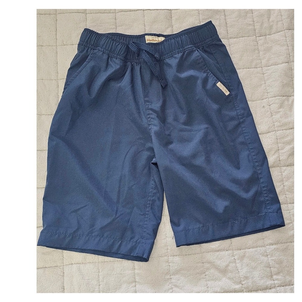 Weatherproof Vintage boys  Navy Blue Elastic Waist Drawstring Shorts Size S